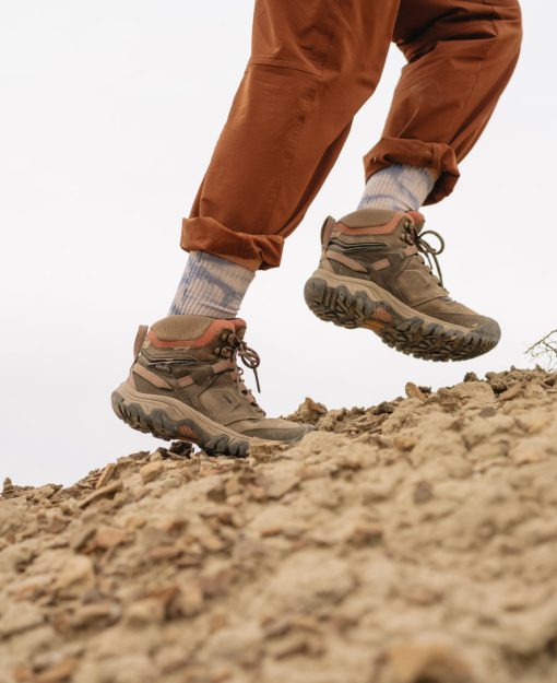 Women's Ridge Flex Waterproof Boot  |  Timberwolf/Brick Dust - Image 8