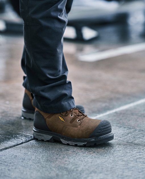 Men's Camden 8 Insulated Waterproof Boot (Carbon Toe)  |  Leather Brown/Black - Image 9