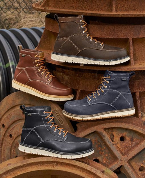 Men's San Jose 6 Waterproof Boot (Aluminum Toe)  |  Cascade Brown/Black - Image 7