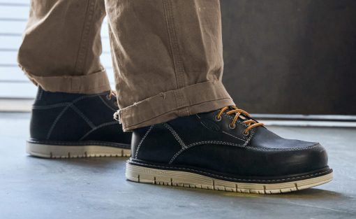 Men's CSA San Jose 6 Waterproof Boot (Aluminum Toe)  |  Black/Off White - Image 7