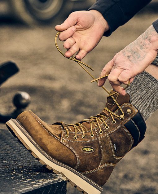 Men's Cincinnati 8 Waterproof Boot (Carbon Toe)  |  Belgian/Sandshell - Image 7