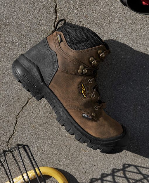 Men's Independence 6 Waterproof Boot (Soft Toe)  |  Dark Earth/Black - Image 9