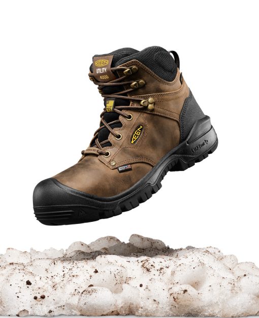 Men's Independence 6 Insulated Waterproof Boot (Carbon Toe)  |  Dark Earth/Black - Image 8
