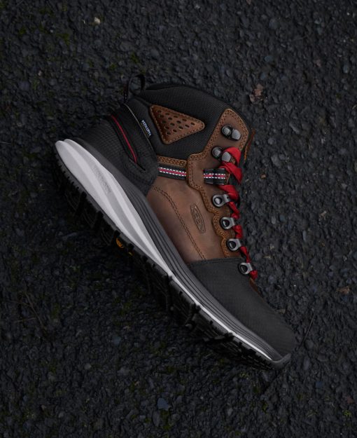 Men's Red Hook Waterproof Boot (Carbon Toe)  |  Tobacco/Black - Image 8