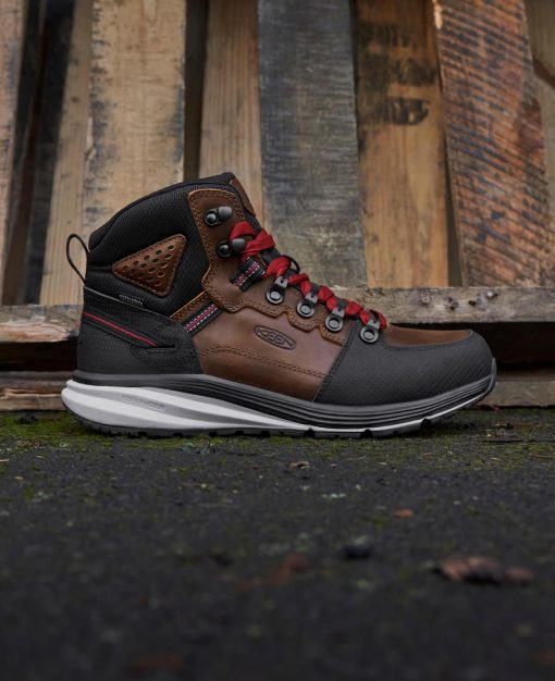 Men's Red Hook Waterproof Boot (Soft Toe)  |  Tobacco/Black - Image 8