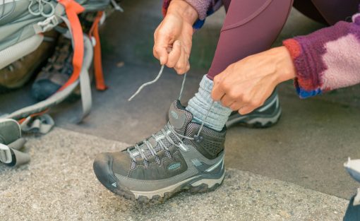Women's Targhee III Waterproof Mid  |  Toasted Coconut/Porcelain - Image 6