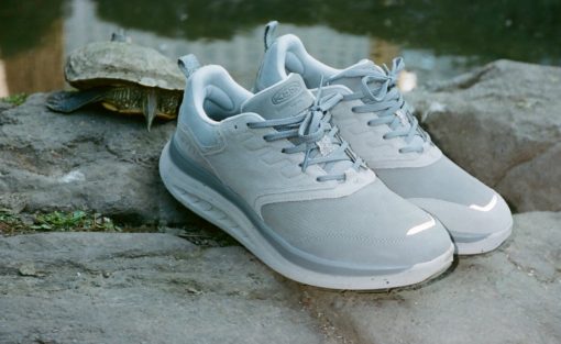 Men's WK400 Leather Walking Shoe x Engineered Garments  |  Alloy/Steel Grey - Image 7