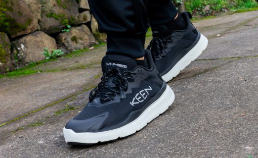 Men's WK450 Walking Shoe  |  Black/Star White - Image 7