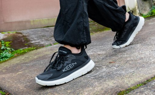 Women's WK450 Walking Shoe  |  Black/Star White - Image 7