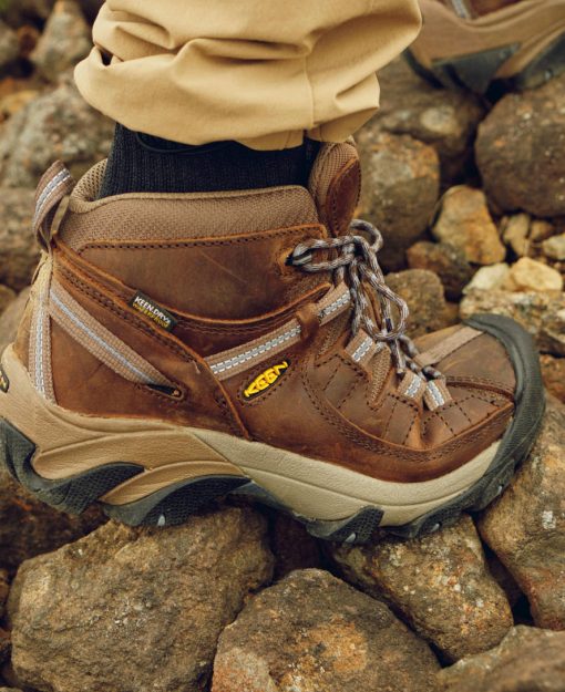 Women's Targhee II Waterproof Mid  |  Slate Black/Flint Stone - Image 5