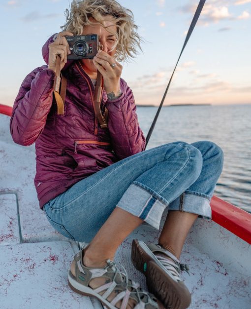 Women's Whisper  |  Taupe/Coral - Image 9