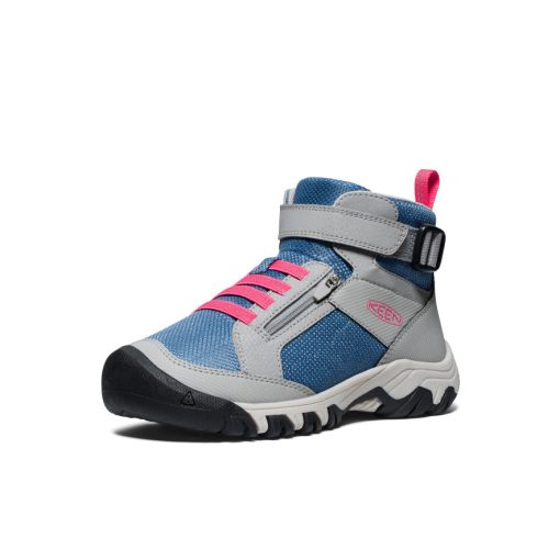 Big Kids' Targhee Boundless Hiking Boot  |  Alloy/Rouge Red - Image 3