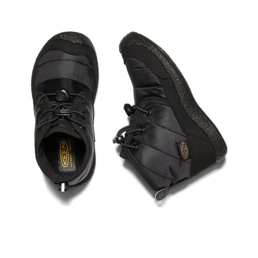 Little Kids' Howser II Waterproof Chukka  |  Black/Black - Image 4