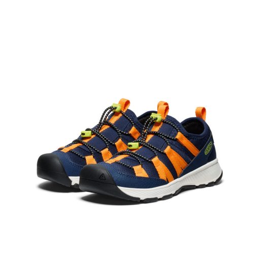 Big Kids' Motozoa Sneaker  |  Naval Academy/Bright Marigold - Image 3