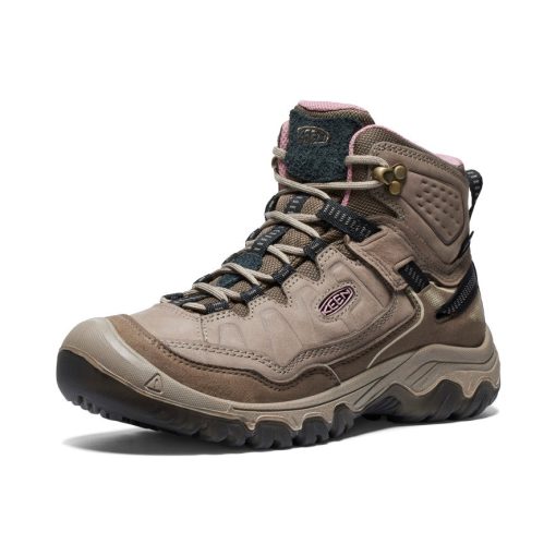 Women's Targhee IV Waterproof Hiking Boot  |  Brindle/Nostalgia Rose - Image 3