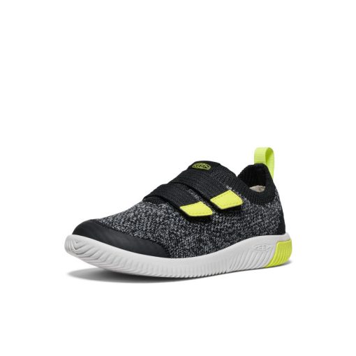 Little Kids' KNX Knit Double Strap  |  Black/Evening Primrose - Image 3
