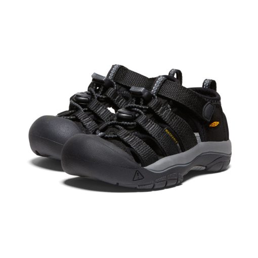 Little Kids' Newport H2  |  Black/Keen Yellow - Image 2