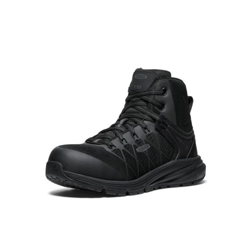 Women's Vista Energy Mid ESD (Carbon Toe)  |  Black/Black - Image 3