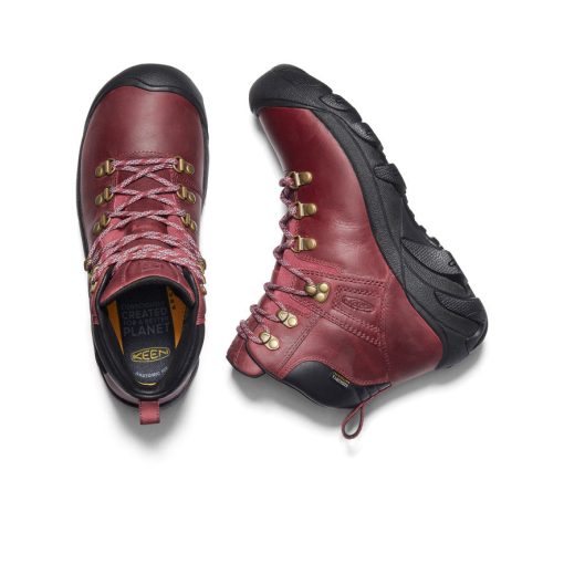 Women's Pyrenees Waterproof Hiking Boot  |  Tibetan Red/Black - Image 4