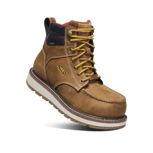 Women's Cincinnati 6 Waterproof Boot (Carbon Toe)  |  Belgian/Sandshell - Image 3