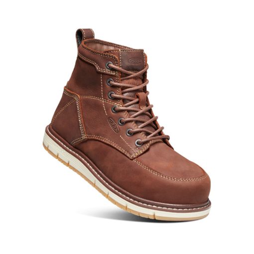 Women's San Jose 6 Boot (Aluminum Toe)  |  Gingerbread/Gum - Image 3