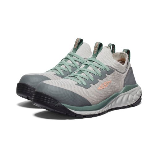 Women's Arvada Shift Work Sneaker (Carbon Toe)  |  Steel Grey/Granite Green - Image 2