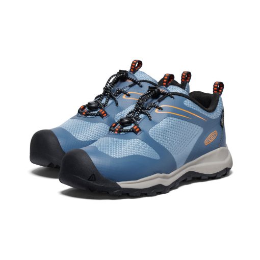 Big Kids' Wanduro Waterproof Shoe  |  Vintage Indigo/Scarlet Ibis - Image 2