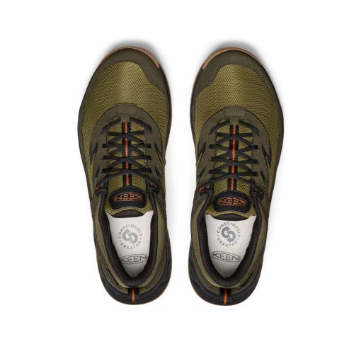 Men's Hightrail Waterproof Hiking Shoe  |  Winter Moss/Gold Flame - Image 4