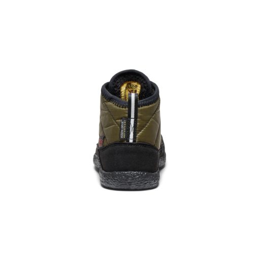 Little Kids' Howser II Waterproof Chukka  |  Dark Olive/Gold Flame - Image 5