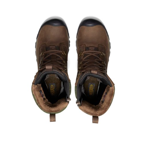 Women's Greta Tall Waterproof Boot  |  Dark Earth/Green Plaid - Image 4