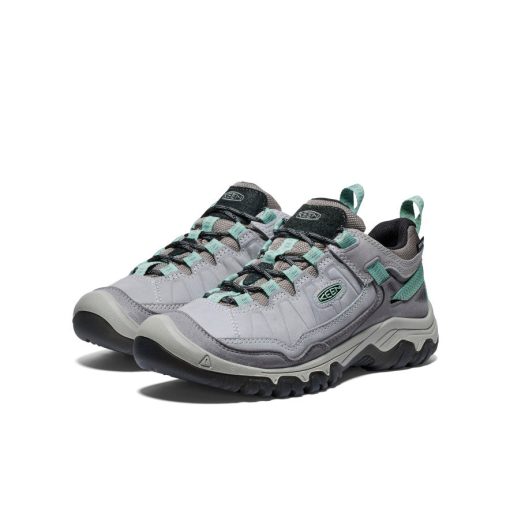 Women's Targhee IV Waterproof Hiking Shoe  |  Alloy/Granite Green - Image 2