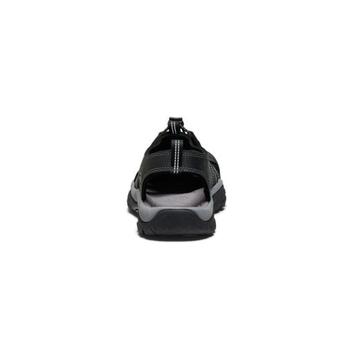 Men's Newport Leather Sandal  |  Black/Steel Grey - Image 5
