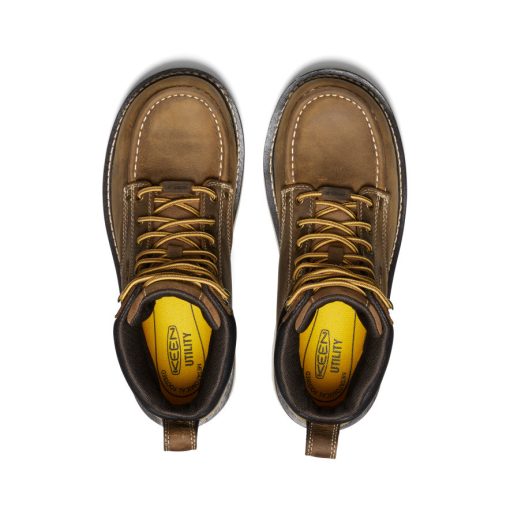 Men's Cincinnati 6 Waterproof 90° Heel Boot (Carbon Toe)  |  Belgian/Sandshell - Image 4