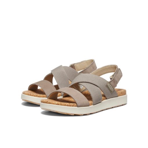 Women's Elle Criss Cross Sandal  |  Brindle/Birch - Image 2