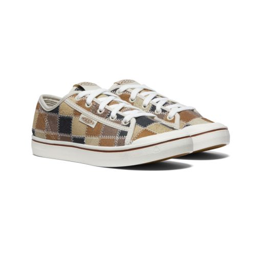 Women's Elsa Harvest Leather Sneaker  |  Patchwork - Image 2