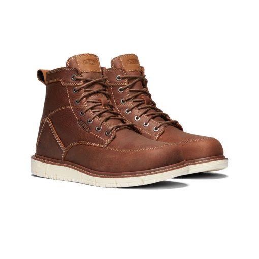 Men's San Jose 6 Boot (Soft Toe)  |  Gingerbread/Off White - Image 2