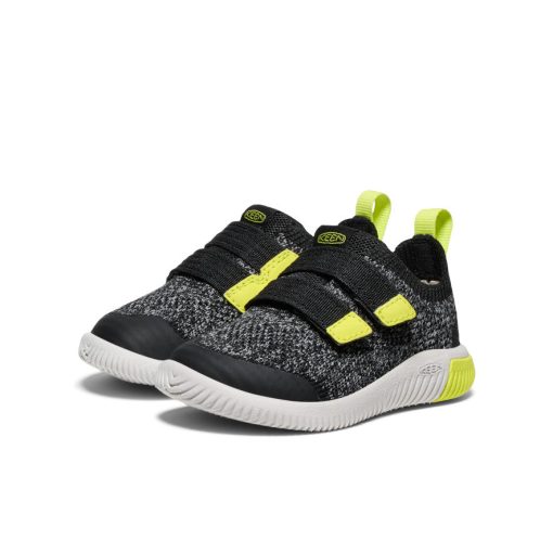 Toddlers' KNX Knit Double Strap  |  Black/Evening Primrose - Image 3