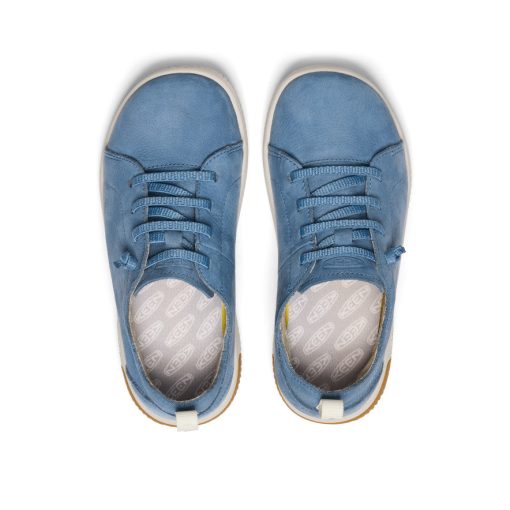 Big Kids' KNX Leather Sneaker  |  Coronet Blue/Vapor - Image 4