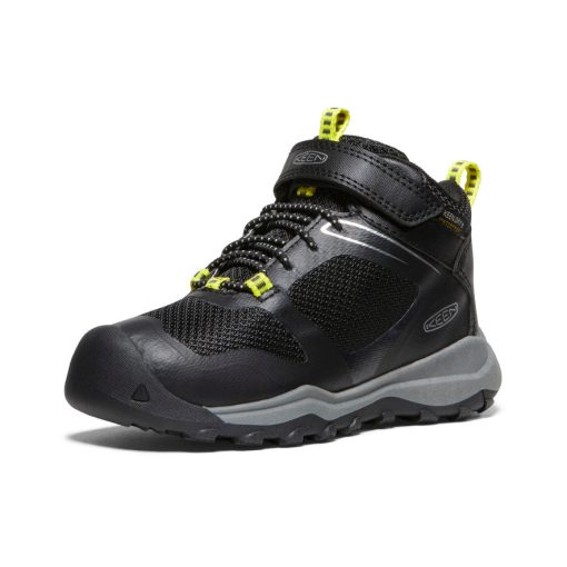 Little Kids' Wanduro Waterproof Boot  |  Black/Silver - Image 3