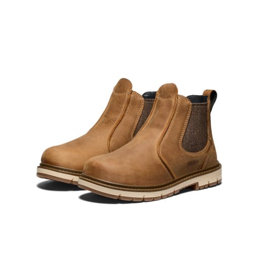 Women's San Jose Pull-On 90° Heel Boot (Soft Toe)  |  Belgian/Gum - Image 2
