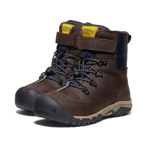 Big Kids' Kanibou Waterproof Winter Boot  |  Java/Naval Academy - Image 2
