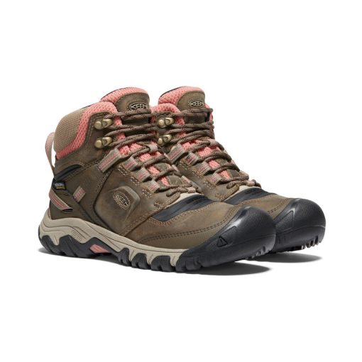 Women's Ridge Flex Waterproof Boot  |  Timberwolf/Brick Dust - Image 2