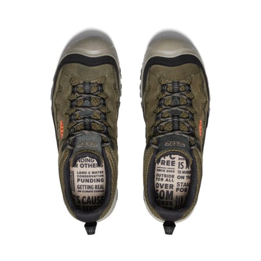 Men's Targhee IV Vented Hiking Shoe  |  Dark Olive/Gold Flame - Image 4