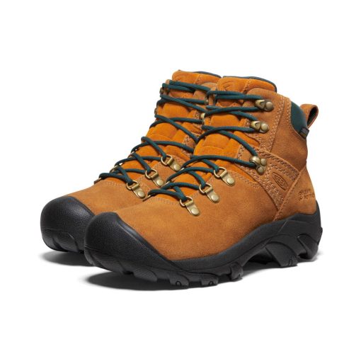 Women's Pyrenees Waterproof Boot x Leave No Trace  |  KEEN Maple/Marmalade - Image 2