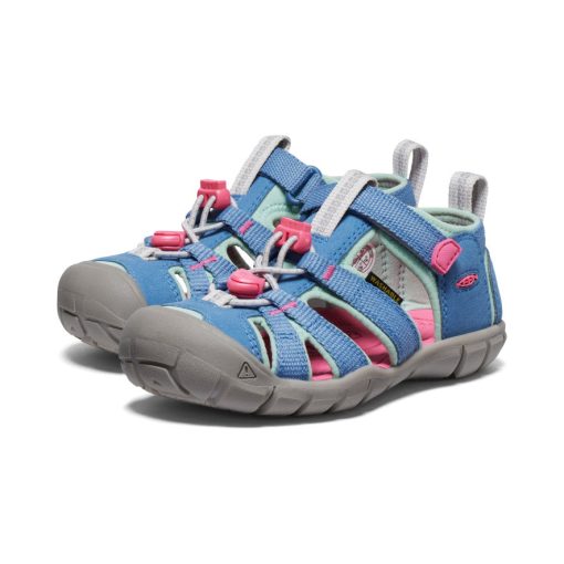 Little Kids' Seacamp II CNX  |  Coronet Blue/Hot Pink - Image 2