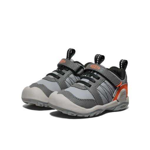 Toddlers' Knotch Peak Sneaker  |  Magnet/Safety Orange - Image 3