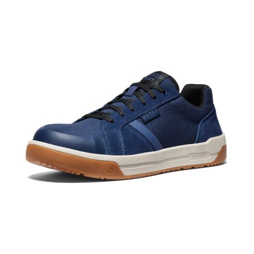 Men's Kenton Work Shoe (Carbon Toe)  |  Naval Academy/Gum - Image 3