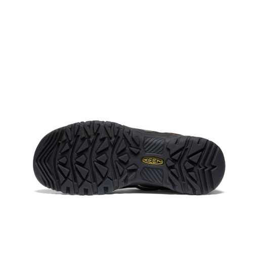 Men's Targhee IV Wide Waterproof Hiking Shoe  |  Bison/Black - Image 6