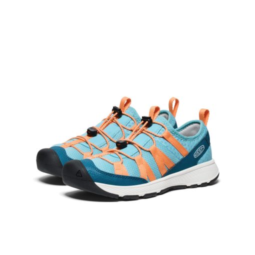 Big Kids' Motozoa Sneaker  |  Legion Blue/Tangerine - Image 2