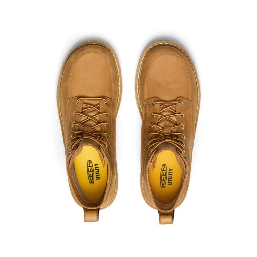 Men's San Jose 6 Waterproof 90° Heel Boot (Soft Toe)  |  Bistre/Gum - Image 4
